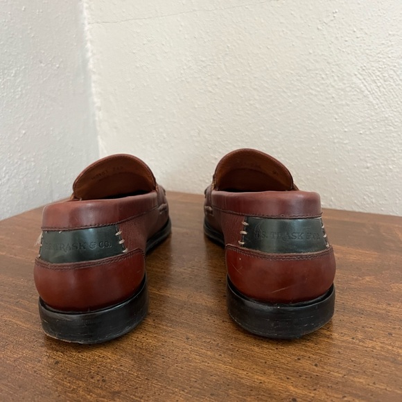 H.S. Trask H3151 Bozeman, Montana Pebbled Leather Kiltie Tassel Loafer 9M - Picture 3 of 8